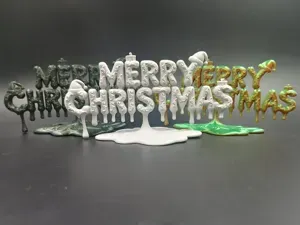 Melting Merry Christmas Xmas Sign Decoration