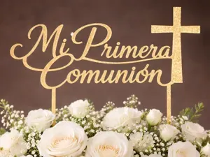 Mi Primera Comunión - Topper with Cross