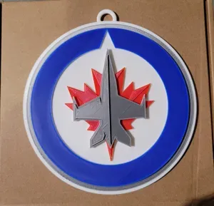 WINNIPEG JETS 3D Logo 180mm series