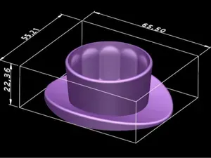 Mad Hatter Hat Coaster - Wonderland Inspired