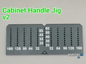 Cabinet Handle Marking Jig v2 – 160 mm