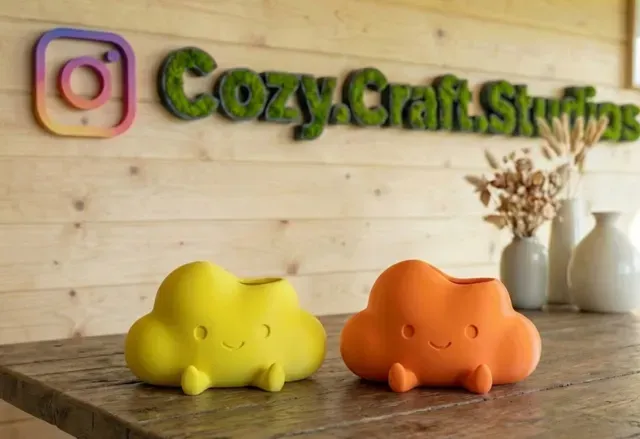 "SkyPot" - Cute Cloud Planter & Desk Organizer — Фото 4 из 7