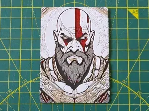 MTG Commander Deck Box inlay Kratos HueForge