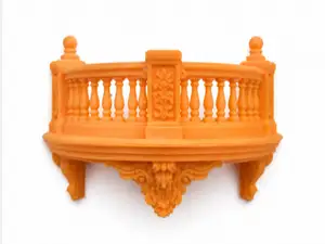 Victorian Balcony–Dollhouse (Solid & Detailed)