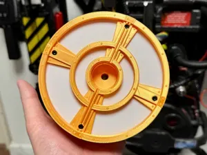 Haslab Ghostbusters Proton Pack cyclotron cake