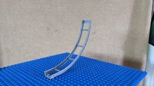 Brick Roller Coaster Drop Hill Bottom