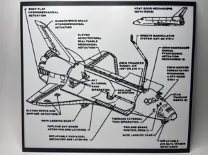 Space Shuttle - detailed blueprint