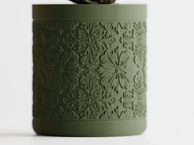 Plant Pot Floral Pattern (2 Versions) — Image 7 of 8
