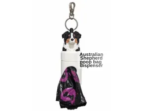 Australian Shepherd - Poop Bag Dispenser Dog Leash
