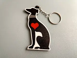 Greyhound Keychain