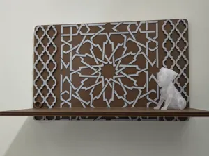 Oriental Geometric Wall Shelf – Decorative Display