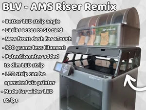 AMS riser for Bambu Lab X1/P1 Series