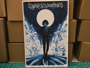 Edward Scissorhands Movie Poster - Hueforge Art