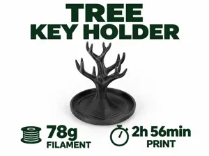 Tree key holder
