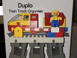 Duplo Brick Train Track organizer