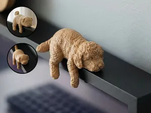 Sleepy Poodle Puppy Monitor