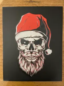 christmas skull