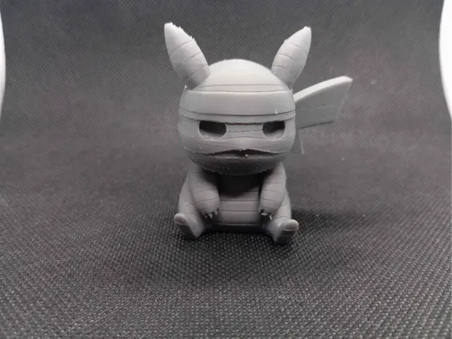 Pikachu Mummy Figure Pokemon Fanart Creature Toy
