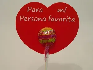 Corazón Porta-Chupachups - San Valentín