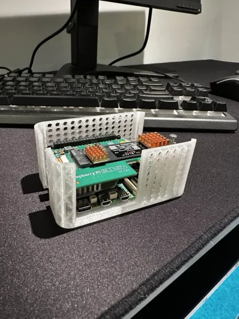 RPI5 M.2 HAT+ NVMe 2280 SSD Case — Фото 5 из 6