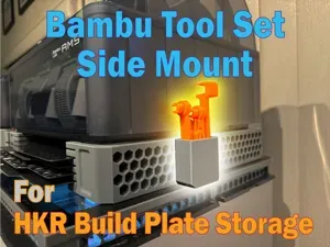 Bambu Tool Set Holder - For Build Plate Storage