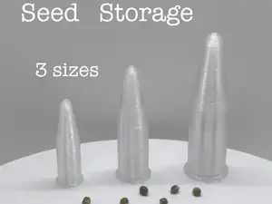Seeds Storage Holder Tube - Simple Seed Organizer