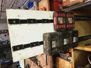 Parkside X 20 V battery holder