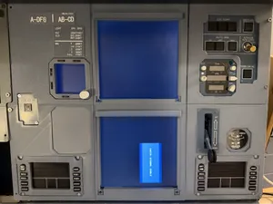 A320 Central MIP Frame supporting Winctrl units
