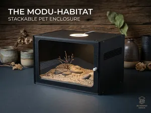 ModuTerra Stackable Mini Terrarium for Small Pets