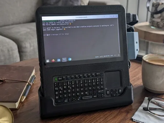 PiDeck - 7 Inch Cyberdeck with Raspberry Pi 5