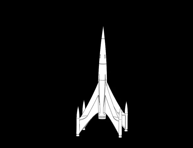 Sci-fi Model Rocket — Фото 4 из 8