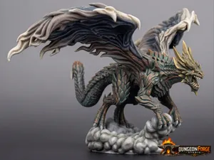 D&D Dragon Miniature #5 - Wind Fury