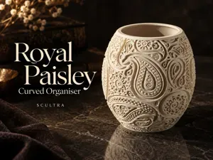 Curved Organiser - Royal Paisley