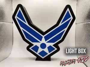 US Air Force Logo with Optional Stand (Updated)