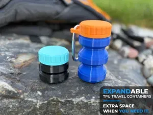 Expandable TPU Travel Containers | Waterproof