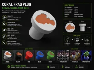 Parametric Coral Frag Plug