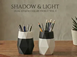 Pen Holder - Modern Desk Decor