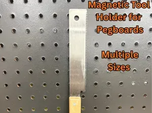 Magnetic Tool Holder for Pegboards