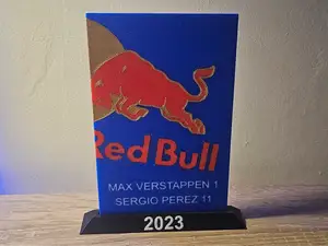 Red Bull F1 2023 Sign - Verstappen & Perez