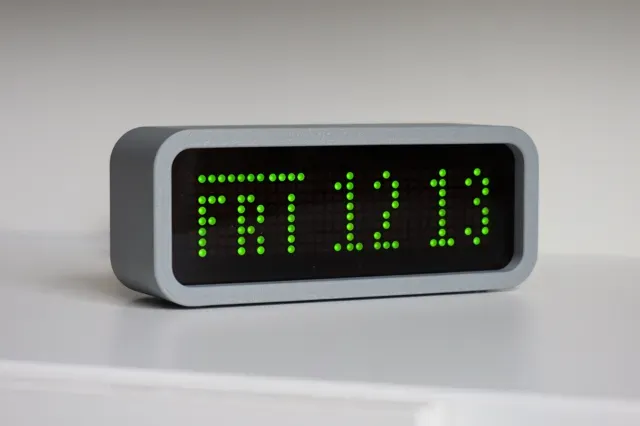DotC - Dot Matrix Enclosure Clock with ESP32 — Image 3 of 15