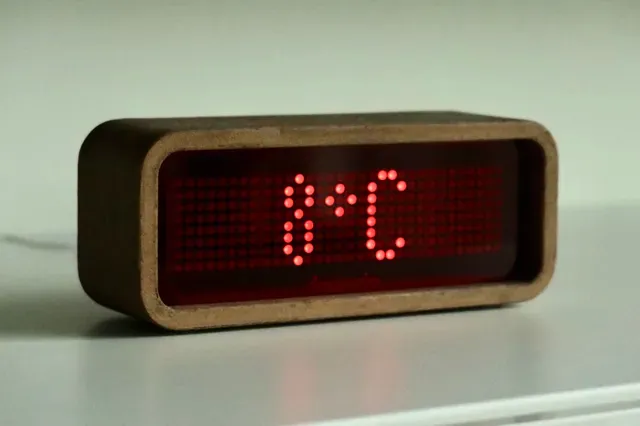 DotC - Dot Matrix Enclosure Clock with ESP32 — Image 4 of 15