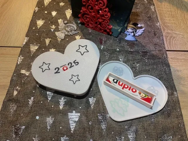 Duplo Chocolate New Year gift box heart with lid 1 — Фото 2 из 2