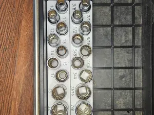 Pittsburgh 1/2" Socket Set - Metric - Gridfinity