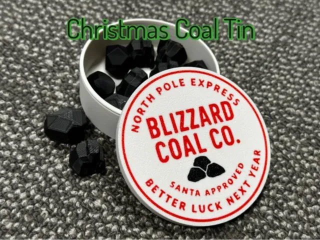 Blizzard Coal Co. Tin – Santa Approved Gift Set