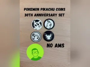 Pokemon Pikachu Coins 30th Anniversary Set