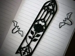 Dark Romance Gothic Bookmark Witch