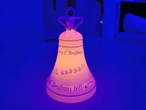 Bell-Shaped Christmas Tree Decoration with Light