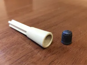 Tire valve cap remover / Quita tapones de válvulas