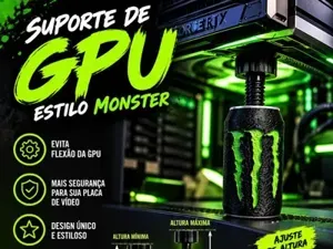 Suporte Regulável para Placa de Vídeo (GPU)