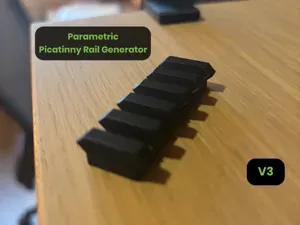 Générateur de rail Picatinny paramétrique V3